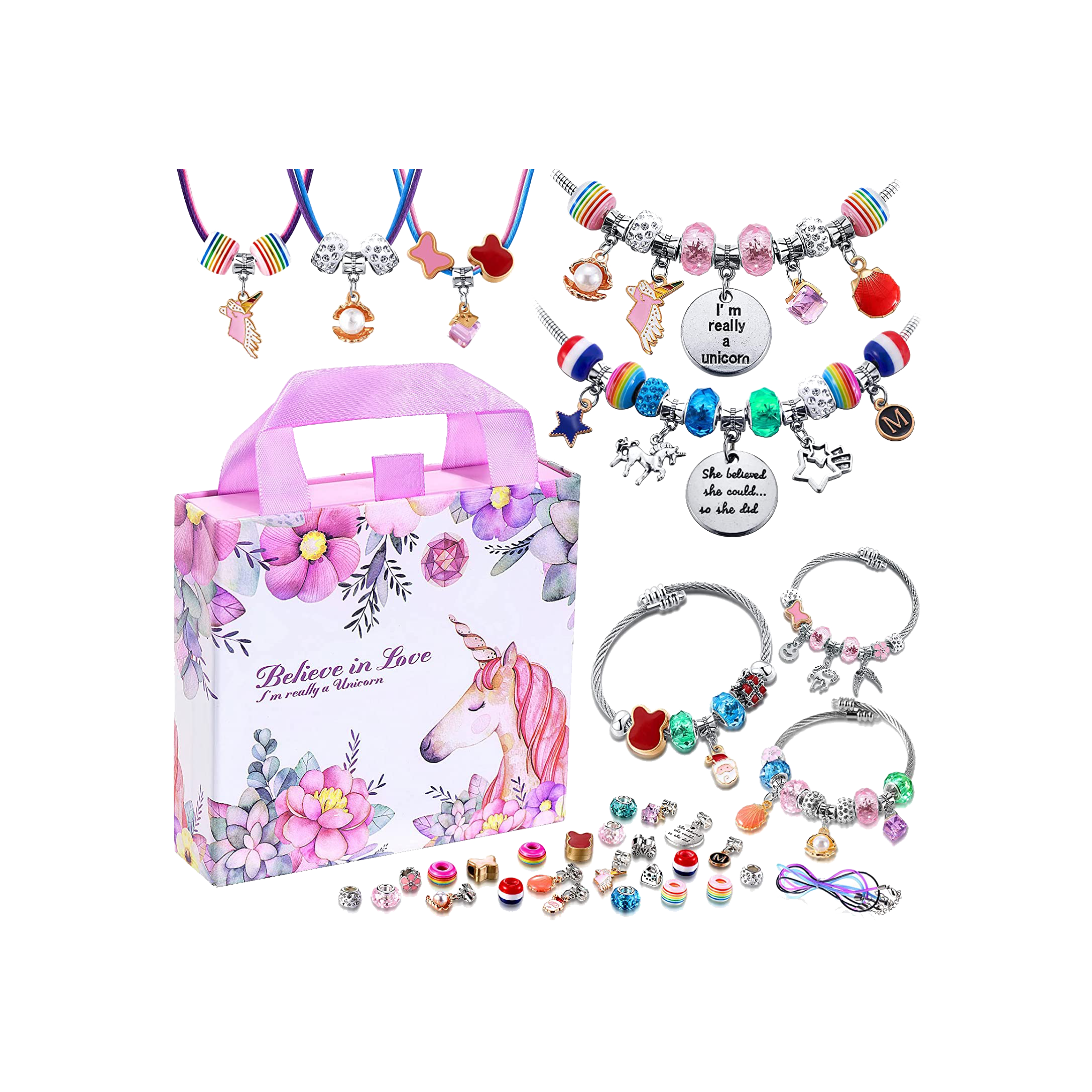 Unicorn charms online for jewellery making