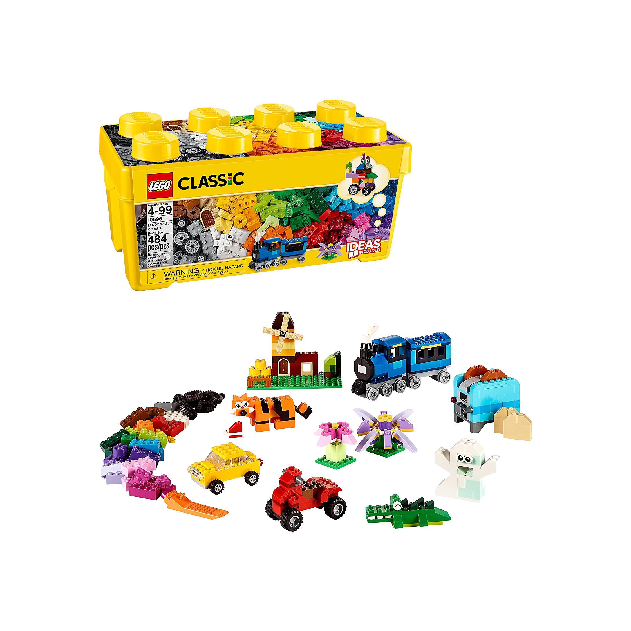 LEGO Creative Brick Box (484 Pieces), Ages 4+: Gift Idea For