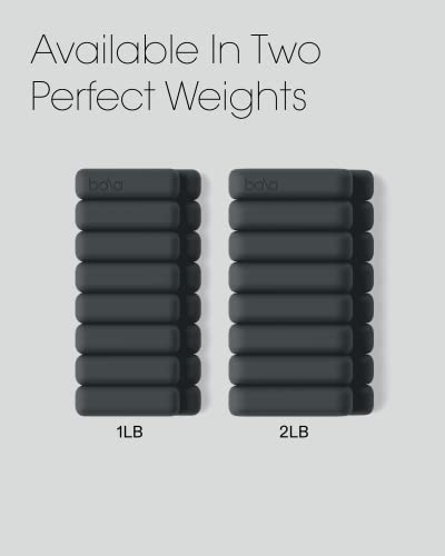 Bala Bangles Adjustable Wearable Wrist & Ankle Weights (2 Set, 1 Lb)