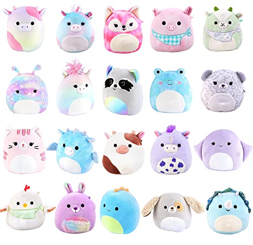 Squishmallow Soft Stuffed Animal Mystery Box (5-inch, 5 Pack)