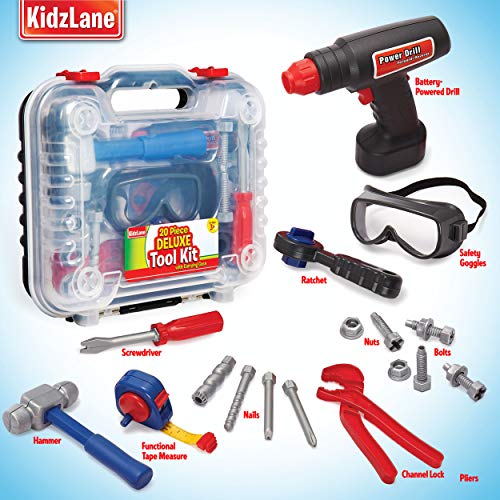 Electric Toy Tool Box Set (20 Pieces)