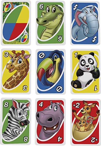 UNO Junior Card Game, Ages 3+