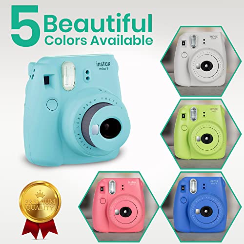 Fujifilm Instax Mini 9 Instant Camera Set (4 Pack, 40 Films)