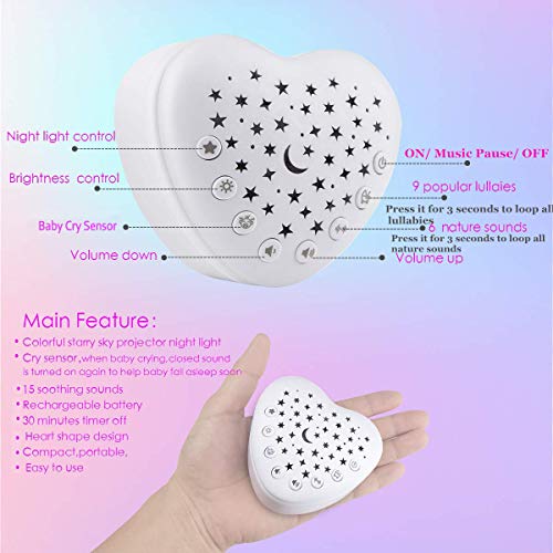 Baby Sleep Soother White Noise Rechargeable Machine