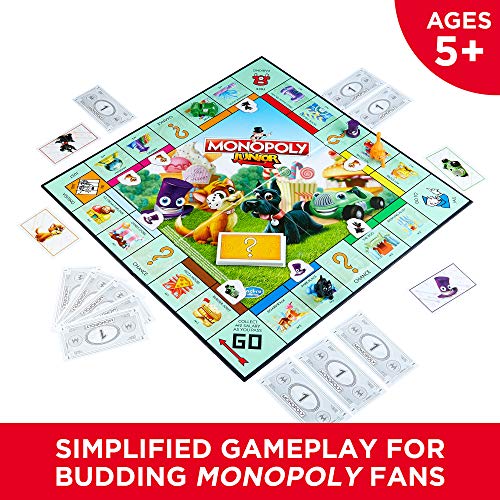 Monopoly Junior Board Game, Ages 5+: Gift Idea For Birthday