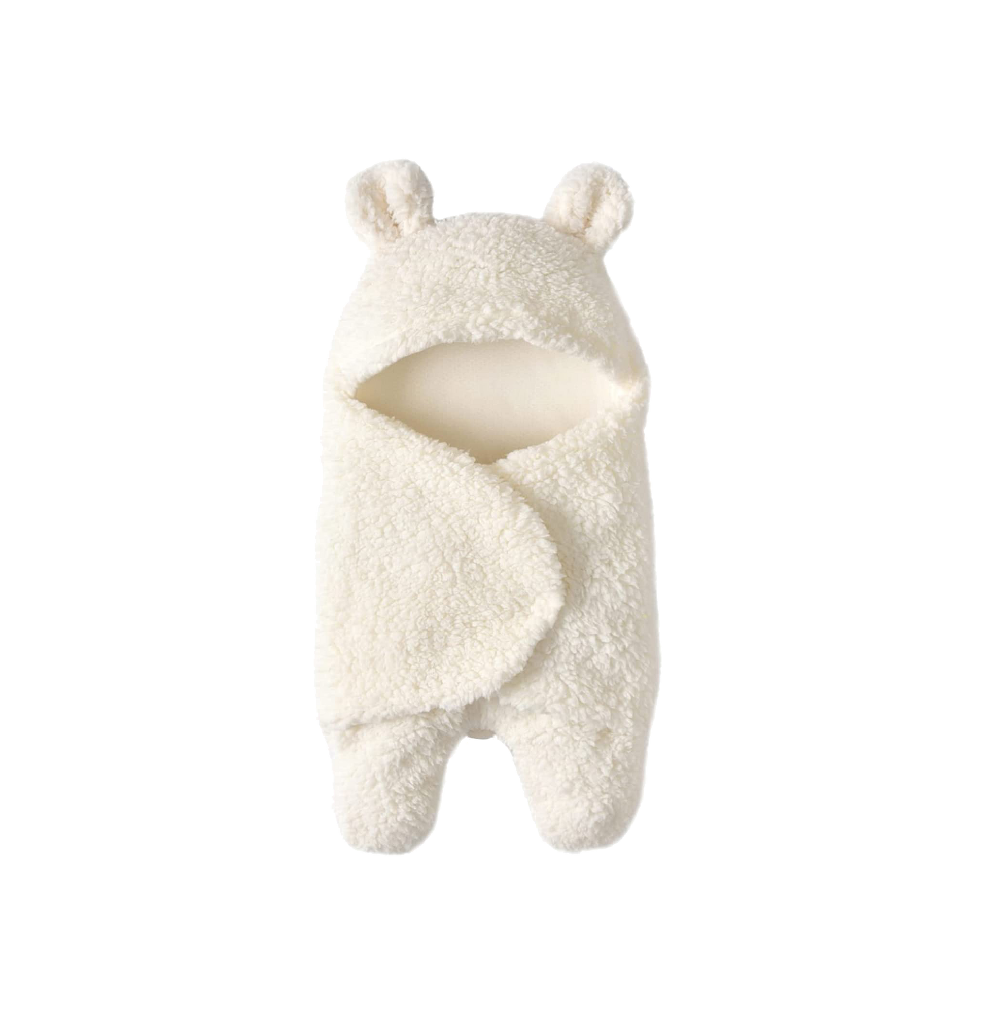 Baby Swaddle Cotton Plush Sleeping Blanket, Ages 0-6m