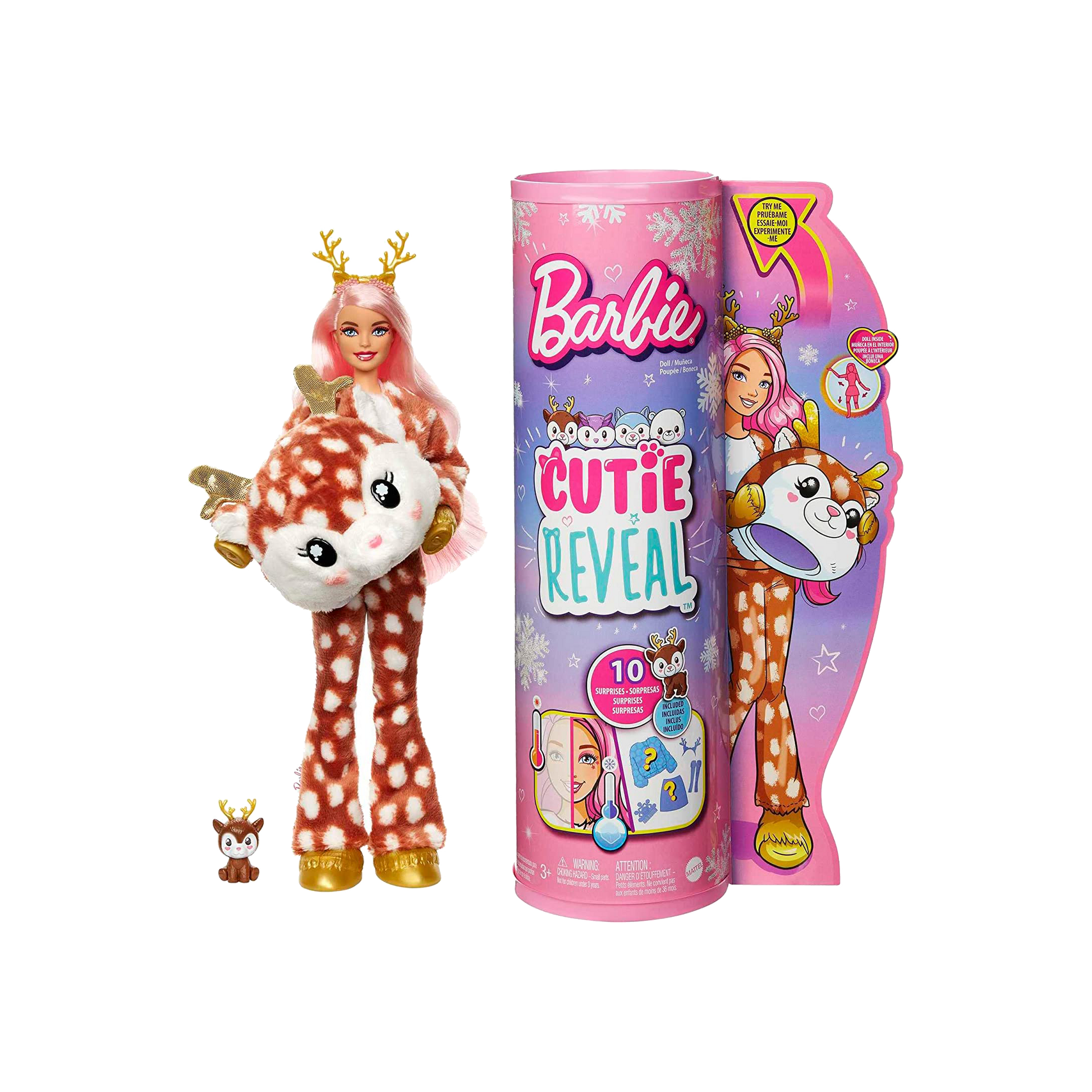 Barbie Doll Cutie Reveal 10 Surprises Gift Idea For Child