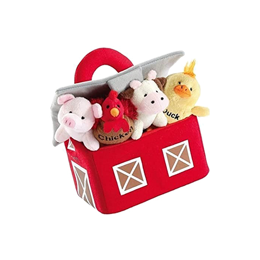 Barnyard Animals with Sounds Carrier Set