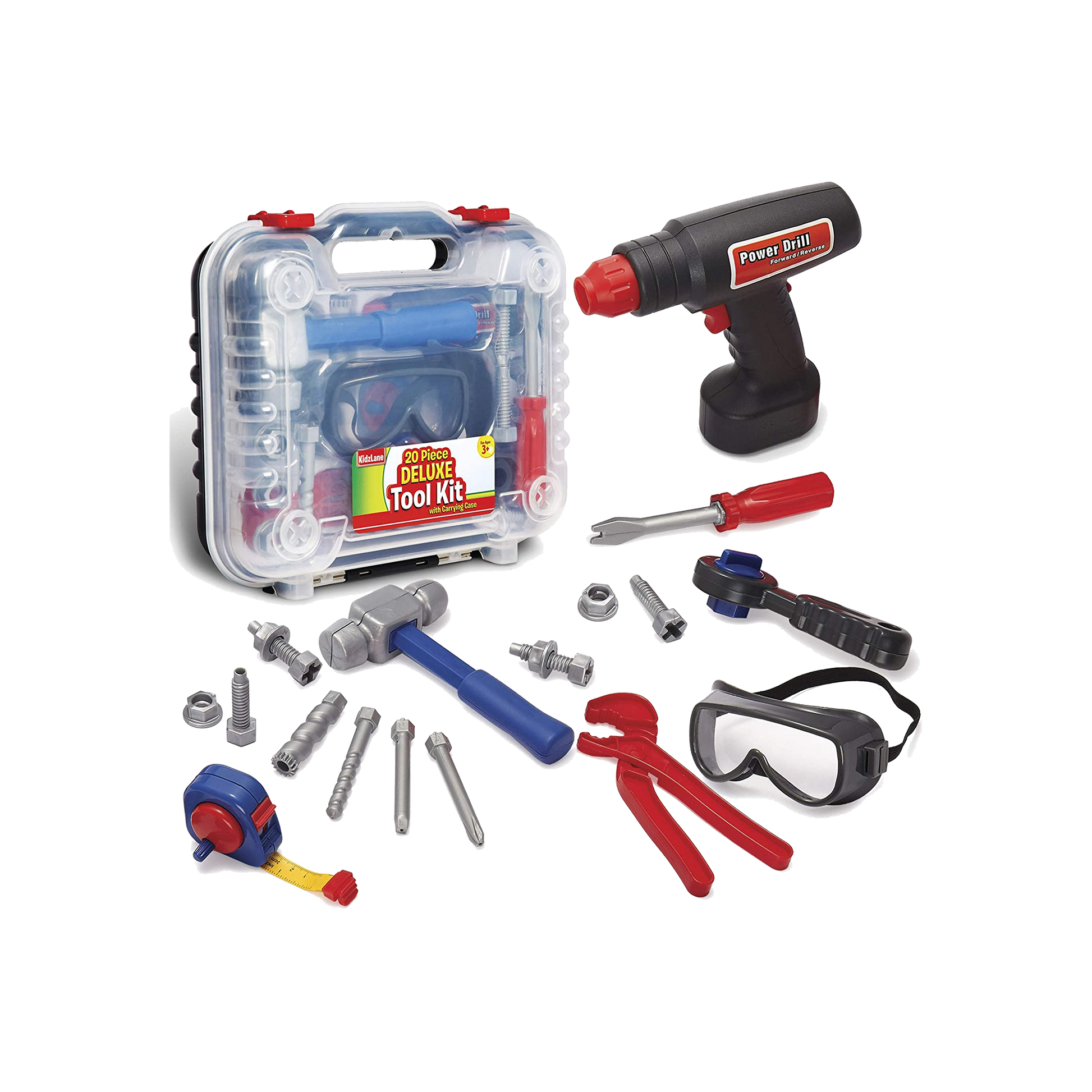 Electric Toy Tool Box Set 20 Pieces Gift Idea For Child