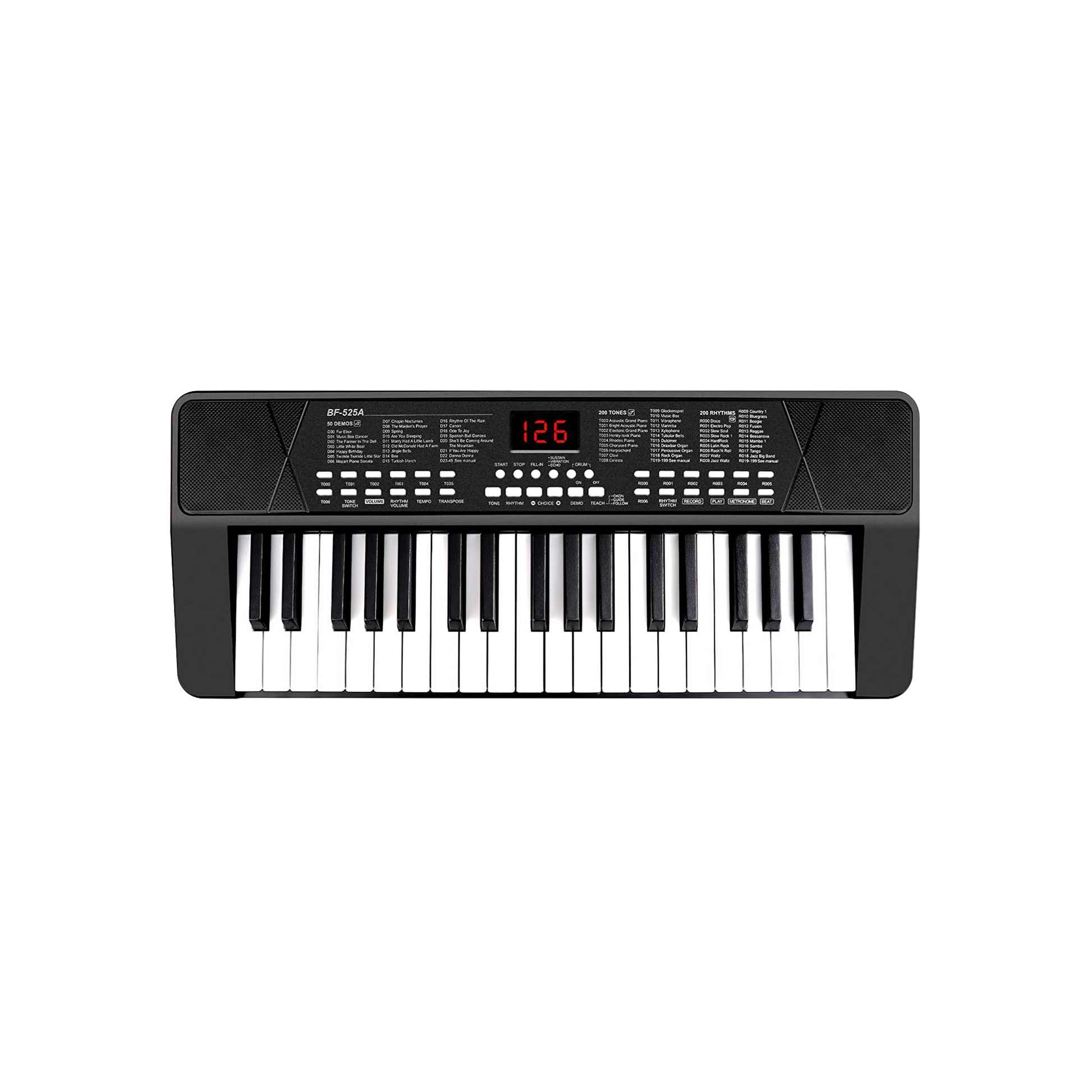 Electronic Portable LED Piano Keyboard (37 Keys): Gift Idea For