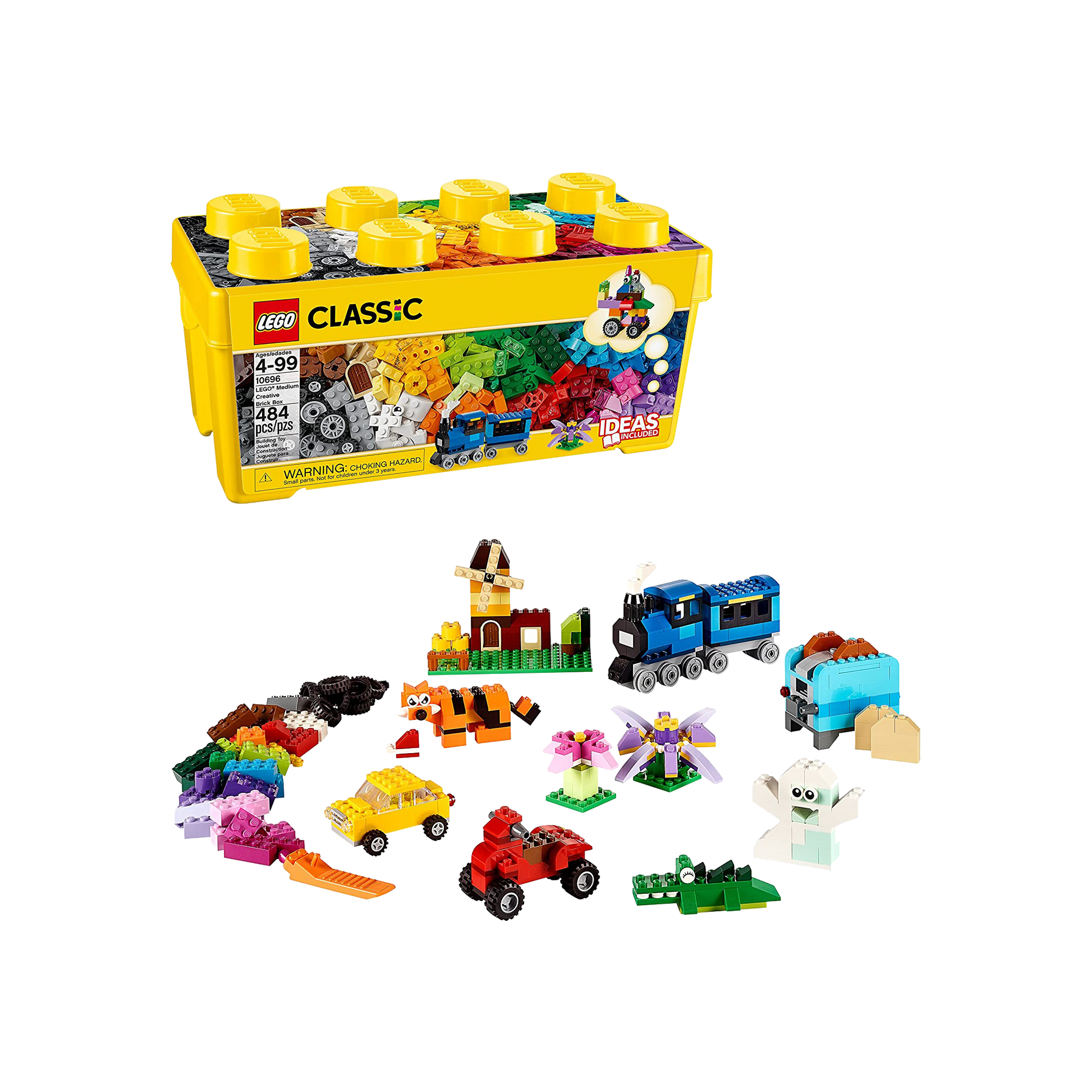 LEGO Creative Brick Box (484 Pieces), Ages 4+