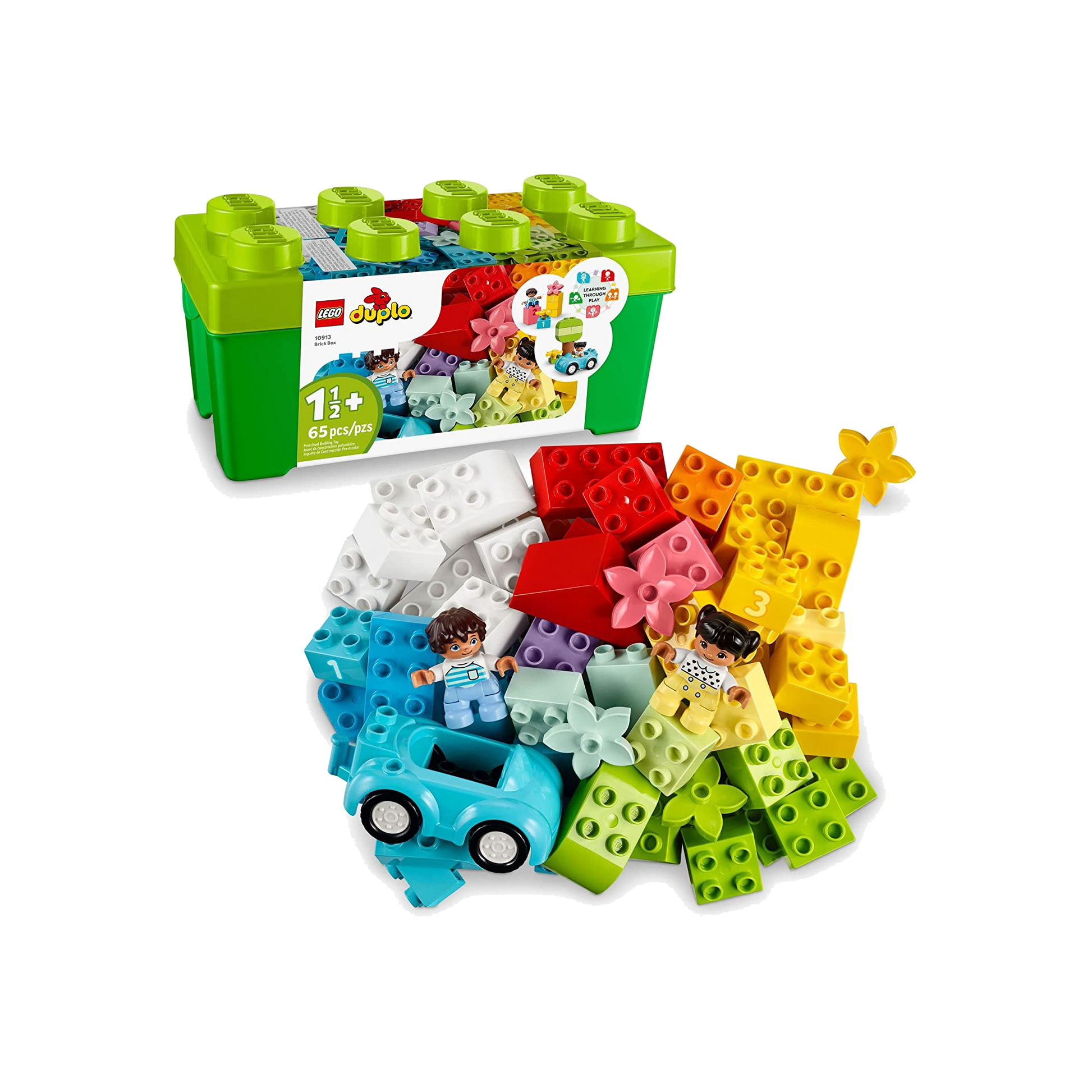 LEGO DUPLO Brick Box (65 Pieces), Ages 18m+