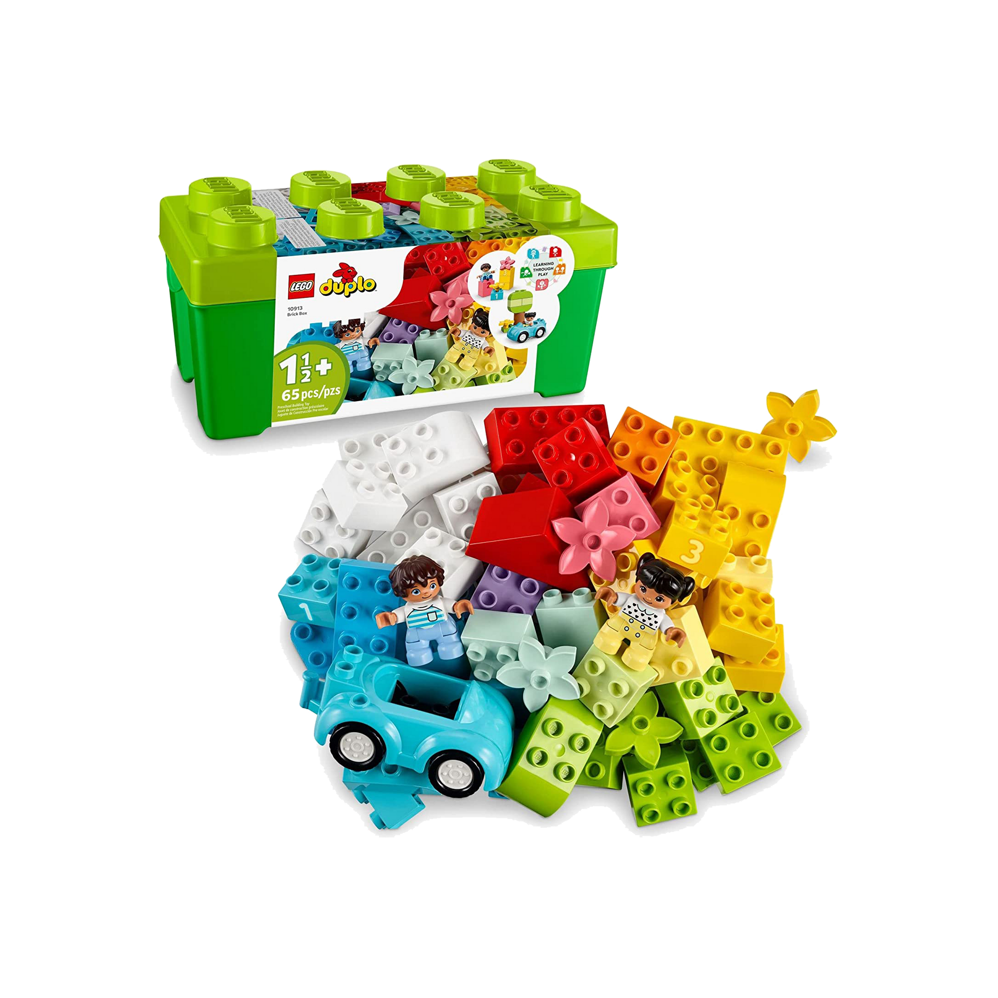 LEGO DUPLO Brick Box 65 Pieces Ages 18m Gift Idea For